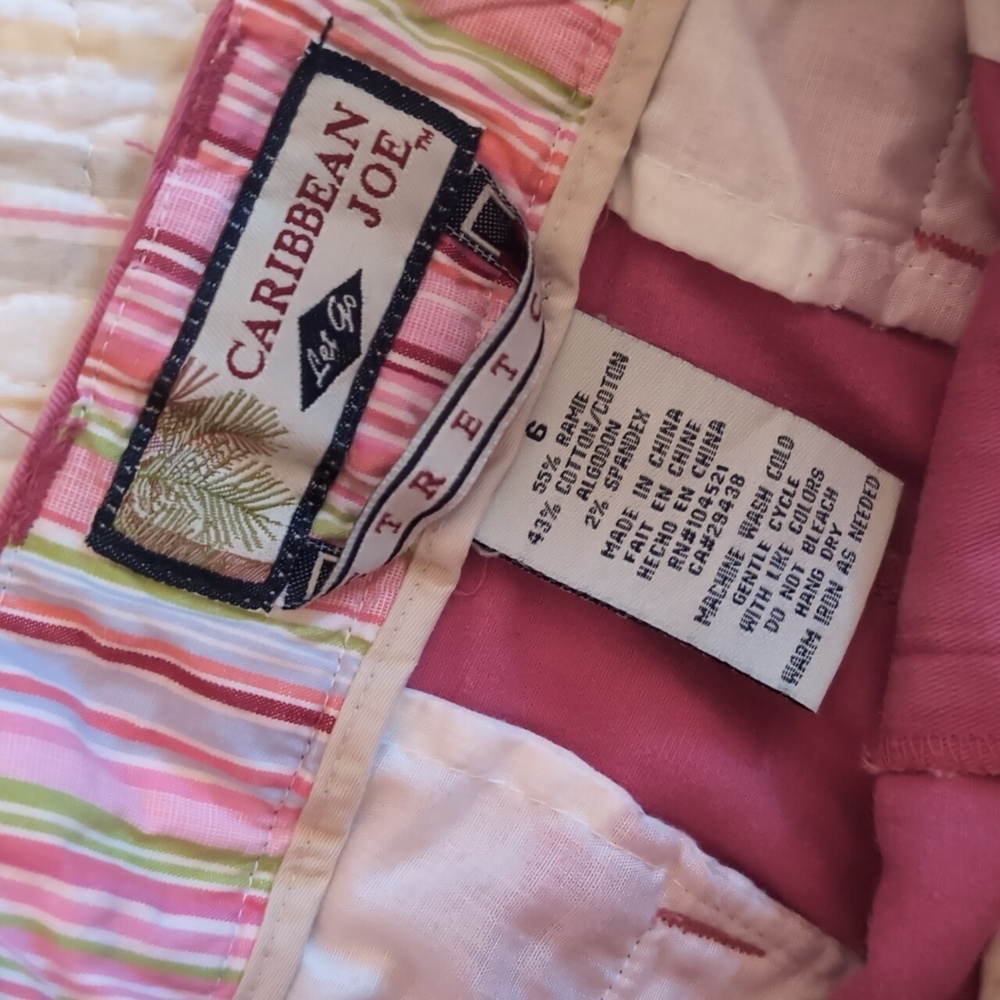 🌼Caribbean Joe Ankle Pants in Vibrant Pink - Picture 2 of 7
